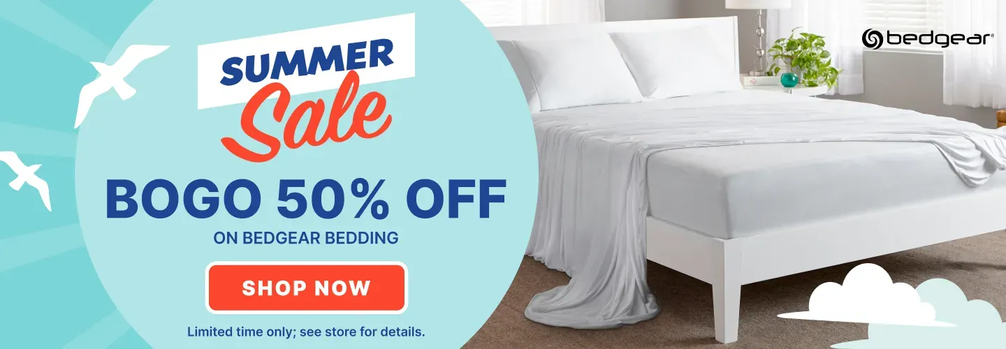 Summer Sale BOGO 50% Off Bedgear Bedding